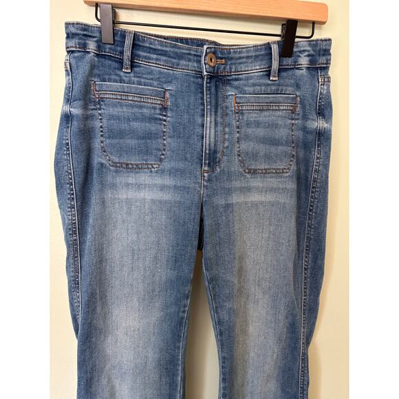 J Jill High Rise Flare Jeans Size 10 P - Picture 2 of 9